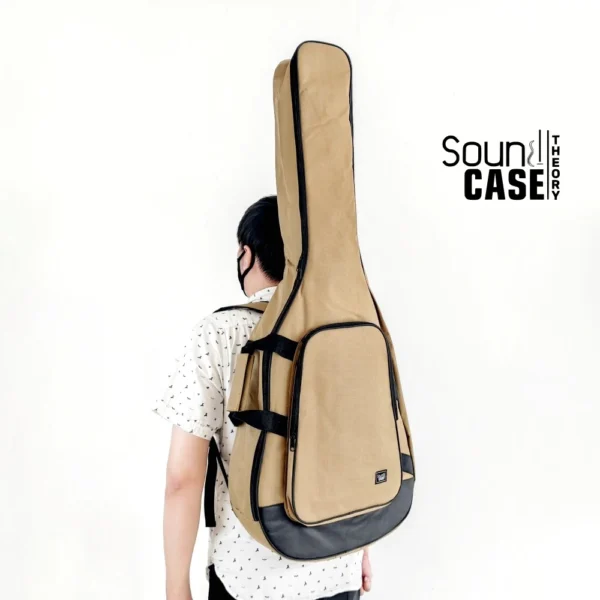Tas (Softcase) Gitar Akustik Jumbo – Cokelat Muda
