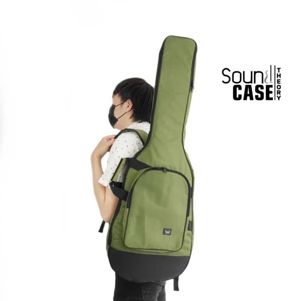 Tas (Softcase) Gitar Elektrik – Hijau Army