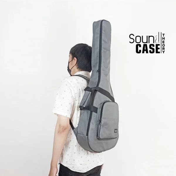 Tas (Softcase) Gitar 3/4 Akustik – Abu