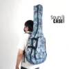 c9849f1a33eba0e5a3d3865a32006114 Tas (Softcase) Gitar Akustik Jumbo – Motif Kompas Biru