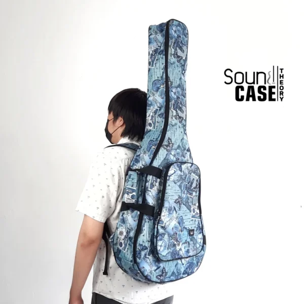c9849f1a33eba0e5a3d3865a32006114 Tas (Softcase) Gitar Akustik Jumbo – Motif Kompas Biru