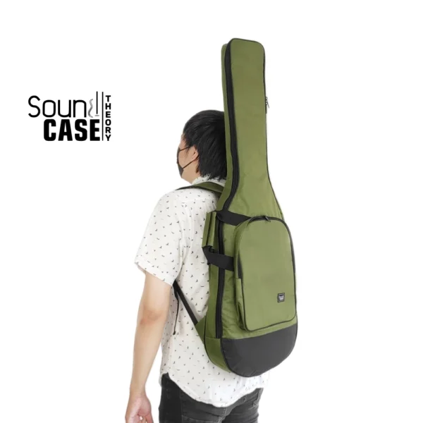 Tas (Softcase) Gitar Elektrik – Hijau Army