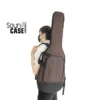 Tas (Softcase) Gitar Elektrik – Cokelat Tua