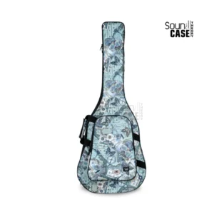 Tas (Softcase) Gitar Akustik Jumbo – Motif Kompas Biru