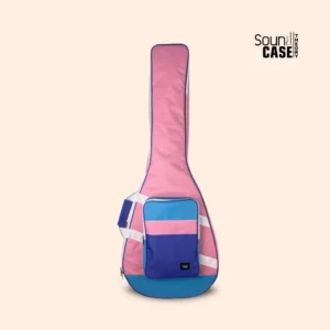 Tas (Softcase) Gitar Klasik Saku Kotak – Pink